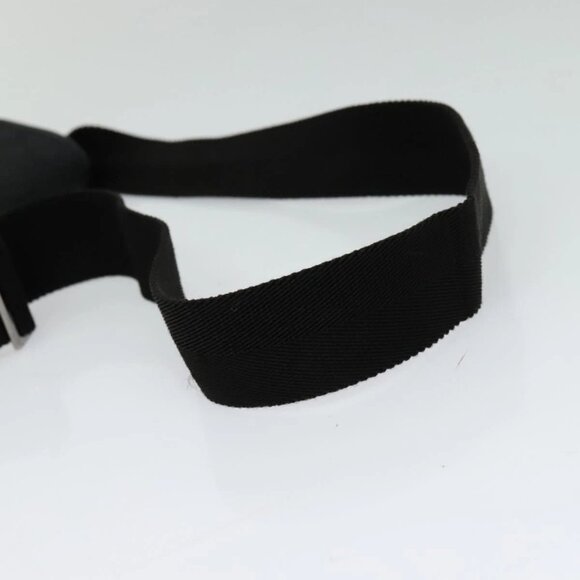 GUCCI GG Canvas Waist bag Black Silver 131236 Auth nb108 - Picture 8 of 16